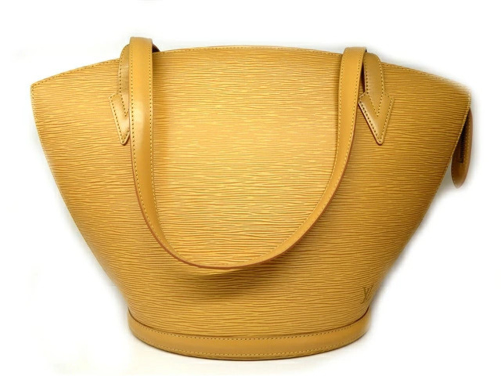 LOUIS VUITTON Saint Jacques Shoulder Bag Epi Leather Tassili Yellow